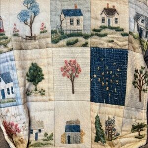 Small Farmhouse Design Throw Blanket